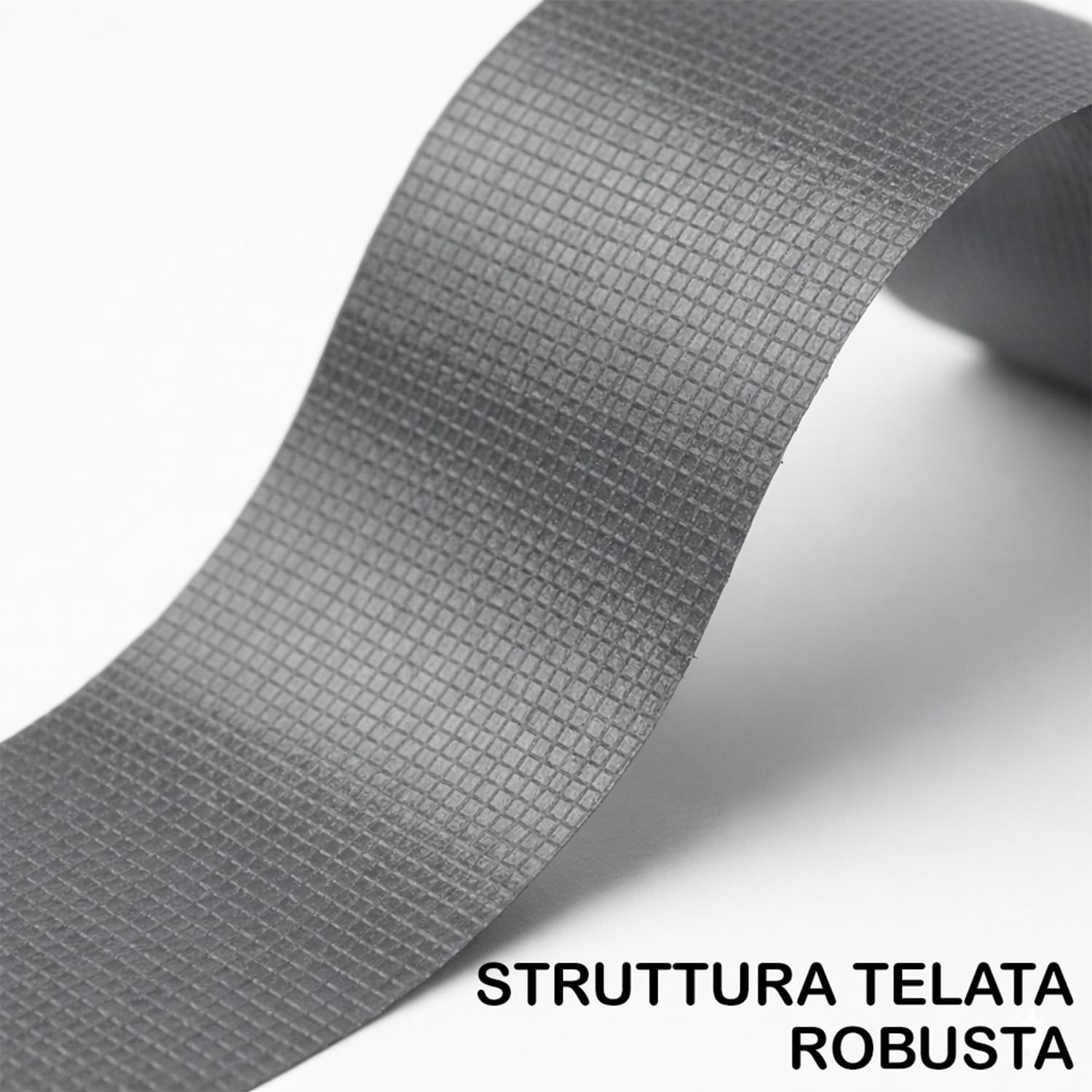 NIPA IT | Nastro Americano Telato, 50mm x 25 metri, Nastro Telato Grigio per Uso Interno/Esterno, Made In Italy