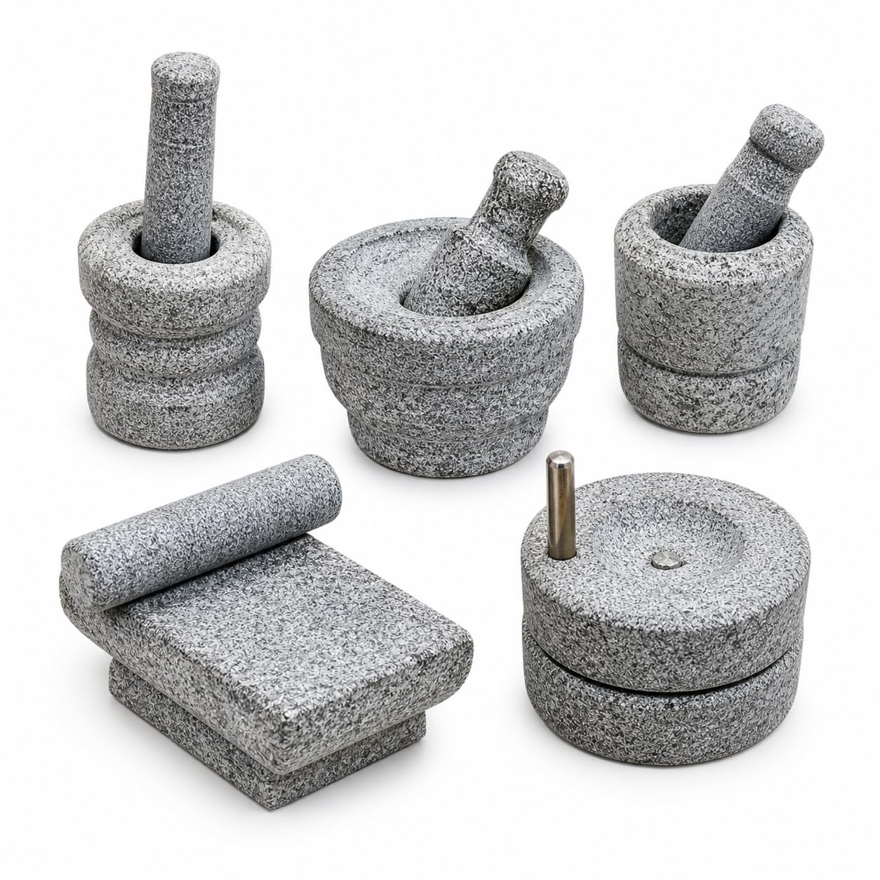 Thulzi Miniature Stone Kitchen Set for Kids – 5 Piece Traditional Baby Kitchen Toy | Natural Stone Rolu Rokali Set | Pooja, Grahapravesam & Golu Decoration | Handmade Indian Kitchen Play Set-image-33