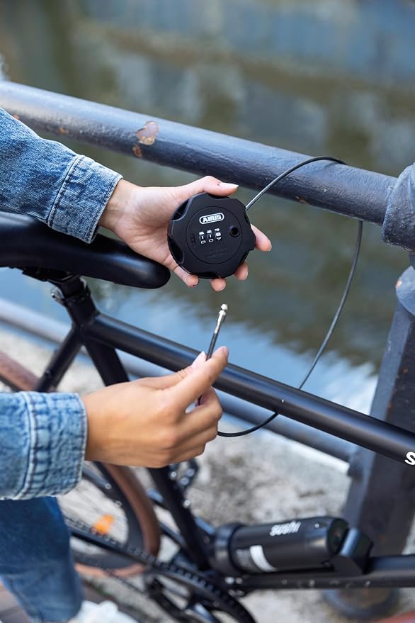 Candado de Cable ABUS Combiflex Adventure 75 cm Negro miniatura 2