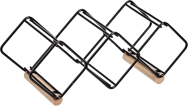 Amazon Basics Tabletop 6-Bottle Wine Rack