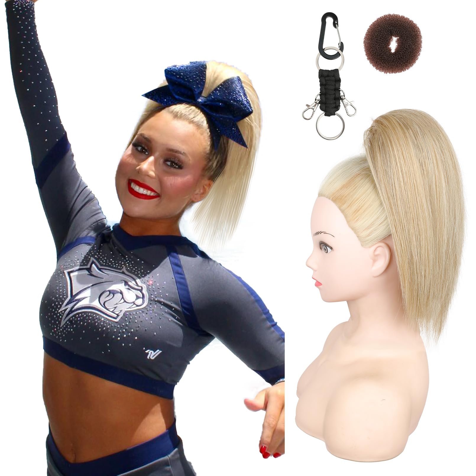 Amazon.com : SEIKEA Cheer Ponytail Hair Piece, 10