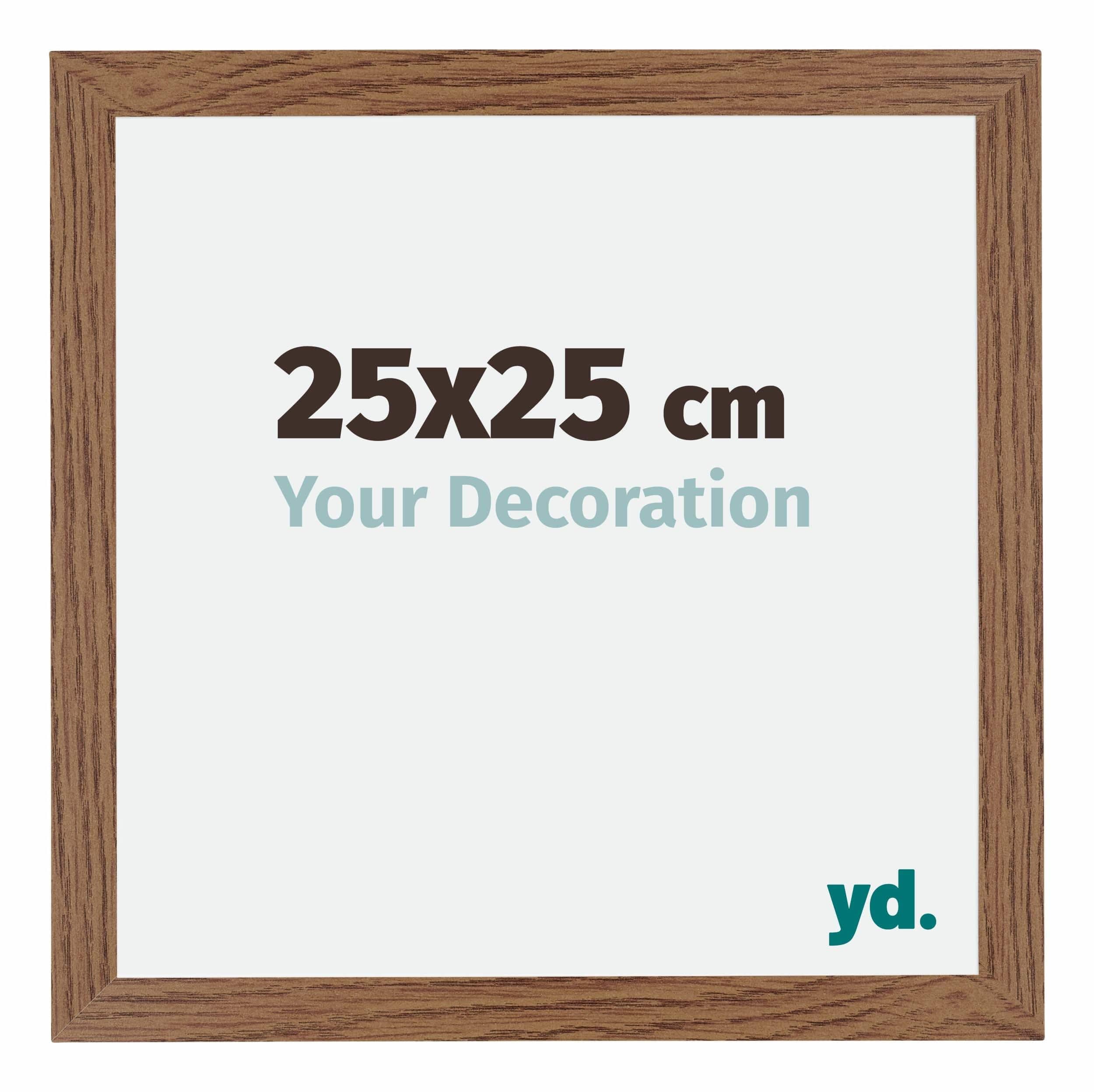 Your Decoration - Picture Frame 25x25 cm - Oak Rustic - Decorative Wall Frame in MDF with Antireflection - Frame 25x25 - Mura โ image 1