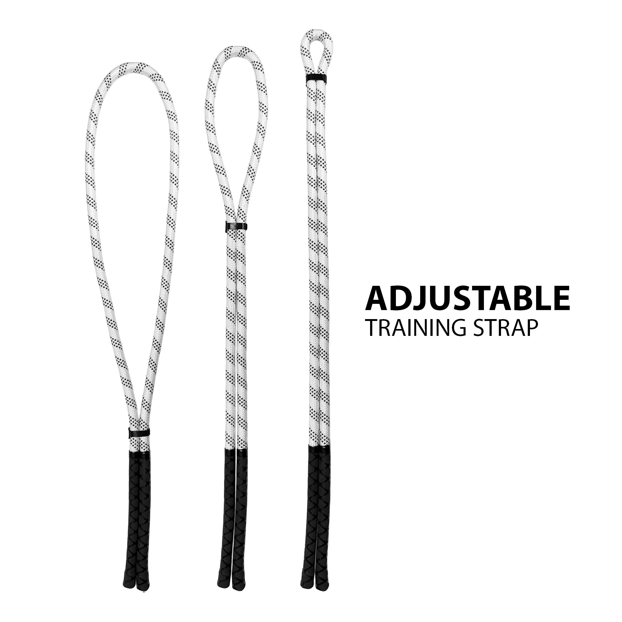 Golf Jawns Golf Rope Swing Trainer – Adjustable Golf Training Rope with Carry Bag – Indoor/Outdoor Warm-Up & Swing Rhythm Tool