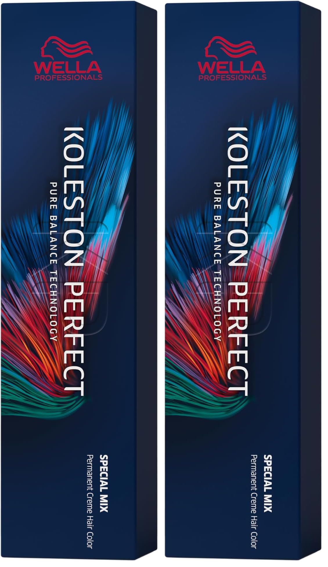 Wella Professionals Koleston Perfect Special Mix - Permanente Haarfarbe - Professionelle Coloration mit bis zu 100% Grauabdeckung & Me+ Farbtechnologie – 0/65 Violett‑Mahagoni, 60ml (Packung mit 2)