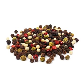 Badia Whole Peppercorn Blend Grinder, 2 oz Black, White, Green & Pink Pepper for Spicy, Fruity, Woody Flavors, Gluten Free