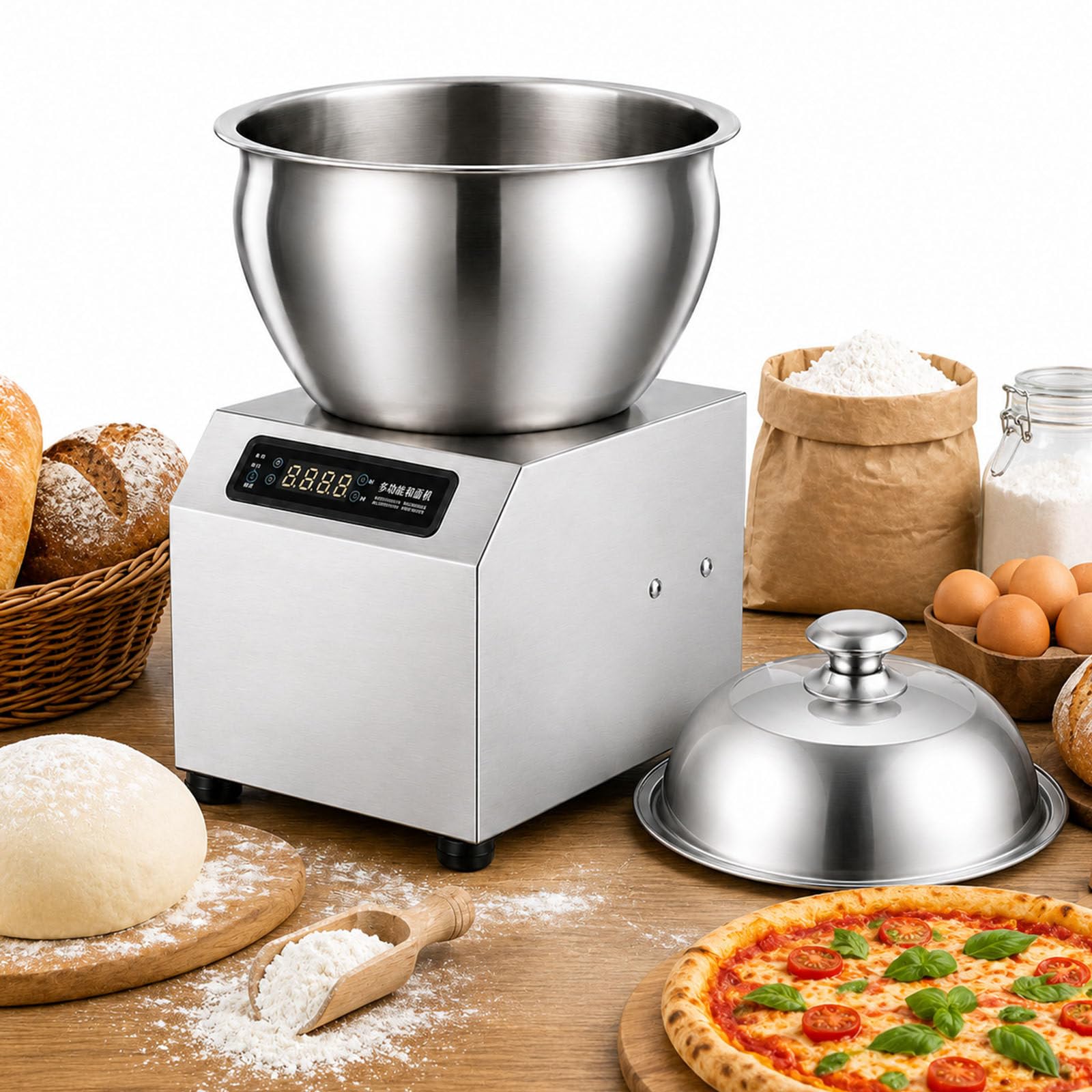 Procesadora Automática De Masa Y Amasadora De Espiral 8kg