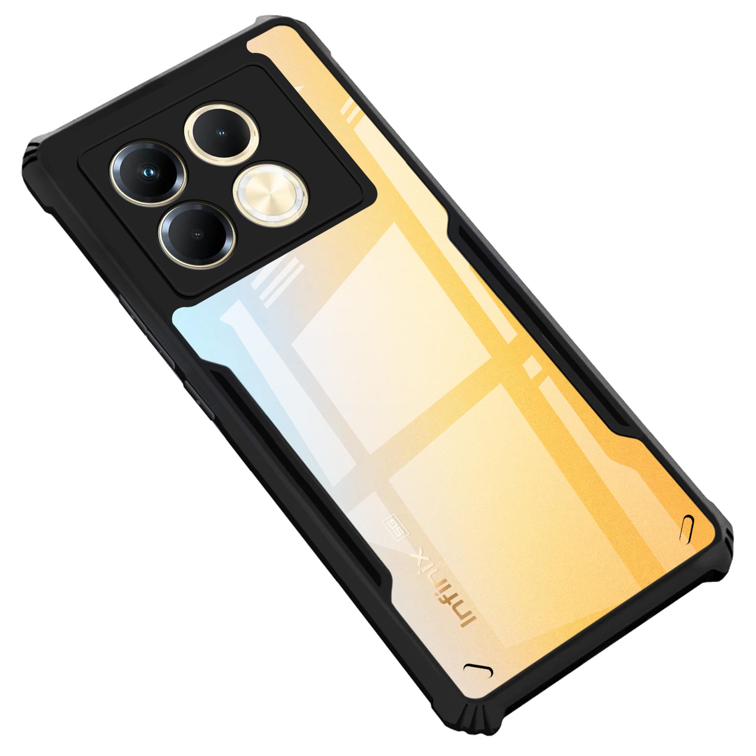 Zapcase Back Case Cover for Infinix Note 40 5G | Compatible for Infinix Note 40 5G Back Case Cover | Clear Case with Camera Protection | (TPU + PC | Matte Black) (B0DC4BNR4N) Amazon Price History, Amazon Price Tracker