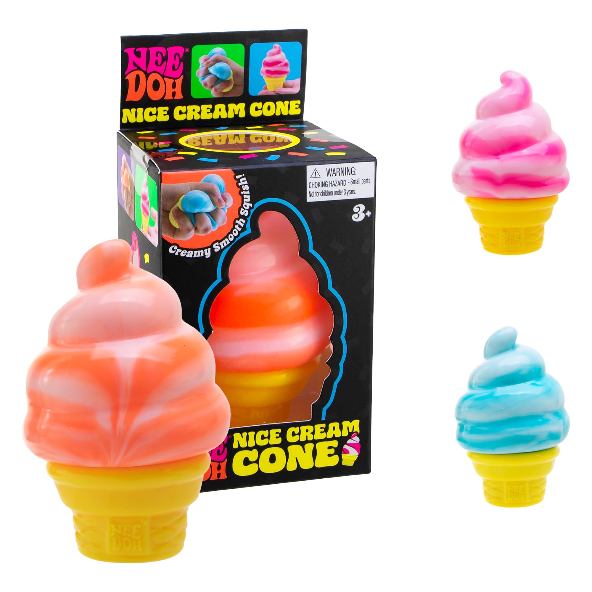 NEEDOH ニードゥ Nice Cream ナイスクリーム 4個セット Amazon.com: Schylling Needoh Nice Cream Cone - Juguete sensorial