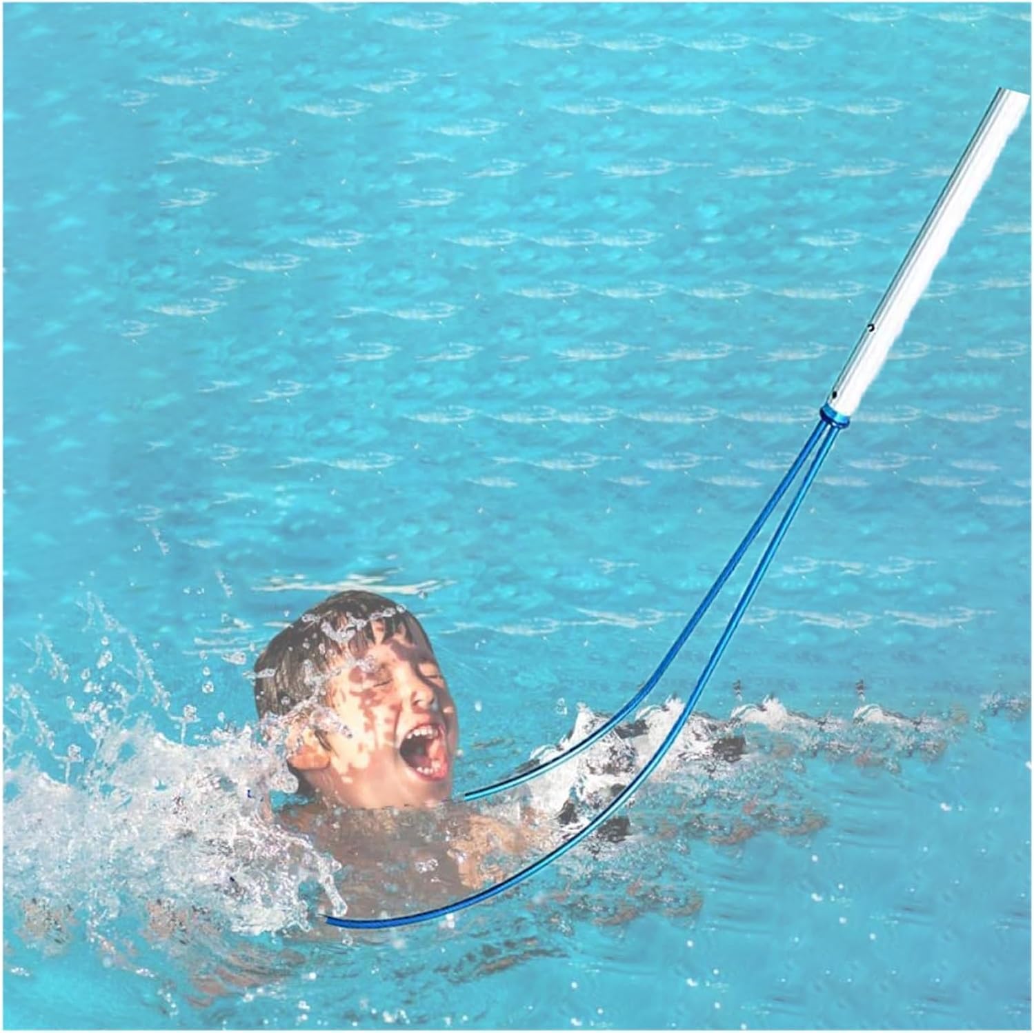 Poteau de ligne de vie d'urgence pour piscine et crochet de sécurité haute durabilité