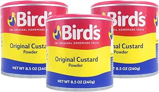 Bird's Original Instant Custard Powder 250g Pack of 3 - Authentic British Classic, Just Add Milk for Creamy Dessert Perfection