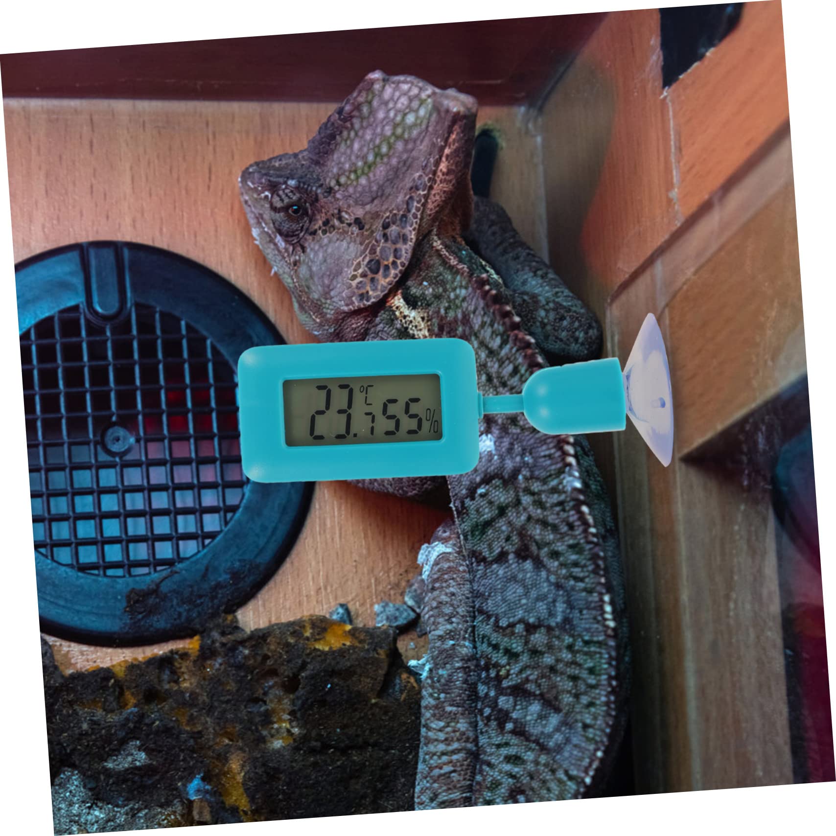 Yardwe 4stücke Digitales Reptil-thermometer Mit Rotationsdesign Und Saugnapf Für Terrarien Und Reptilienbecken Präzise Temperaturmessung Installieren Geeignet Für Zuhause