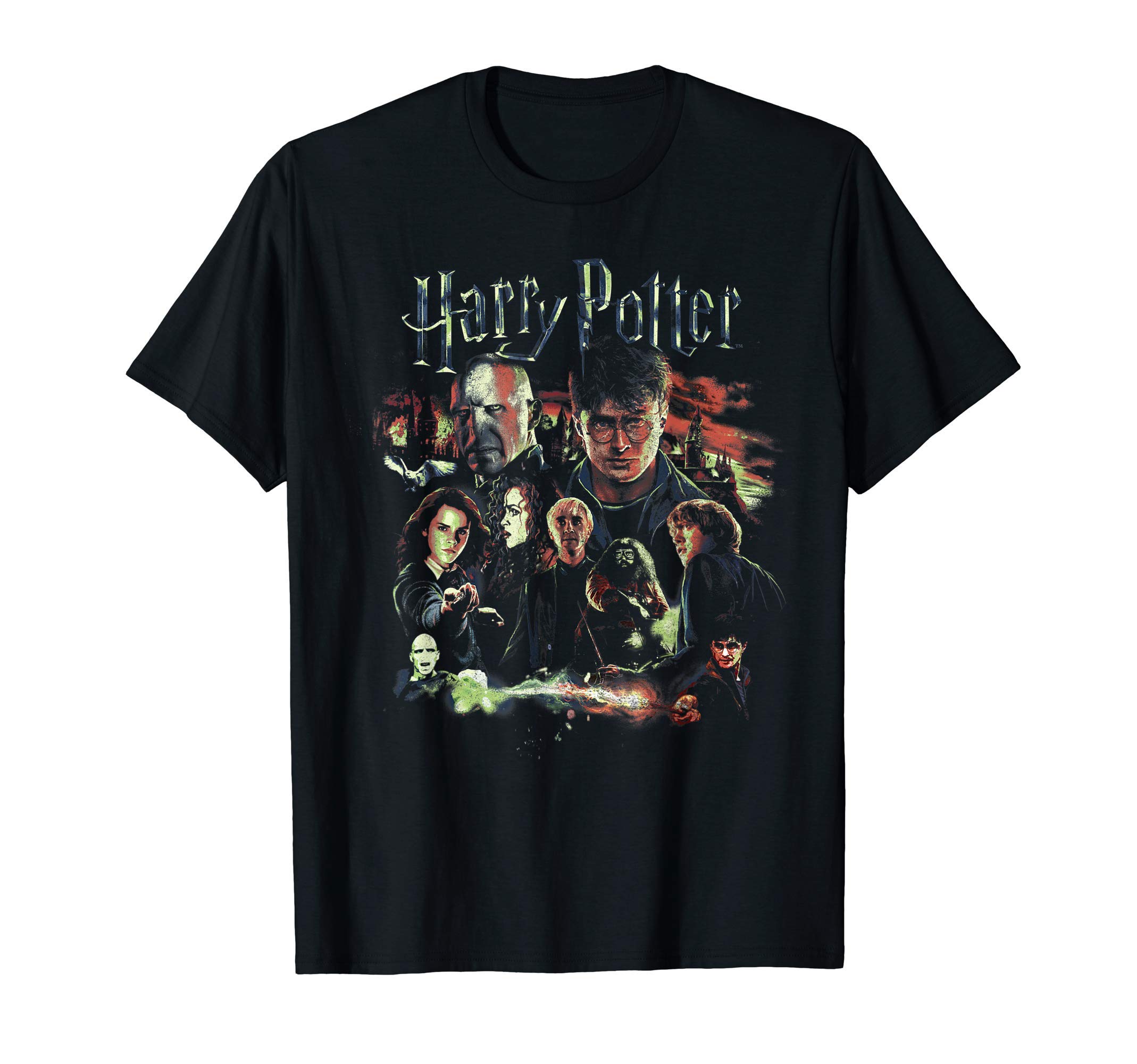 Harry PotterDeathly Hallows Group Shot Portrait T-ShirtOEKO-TEX STANDARD 100