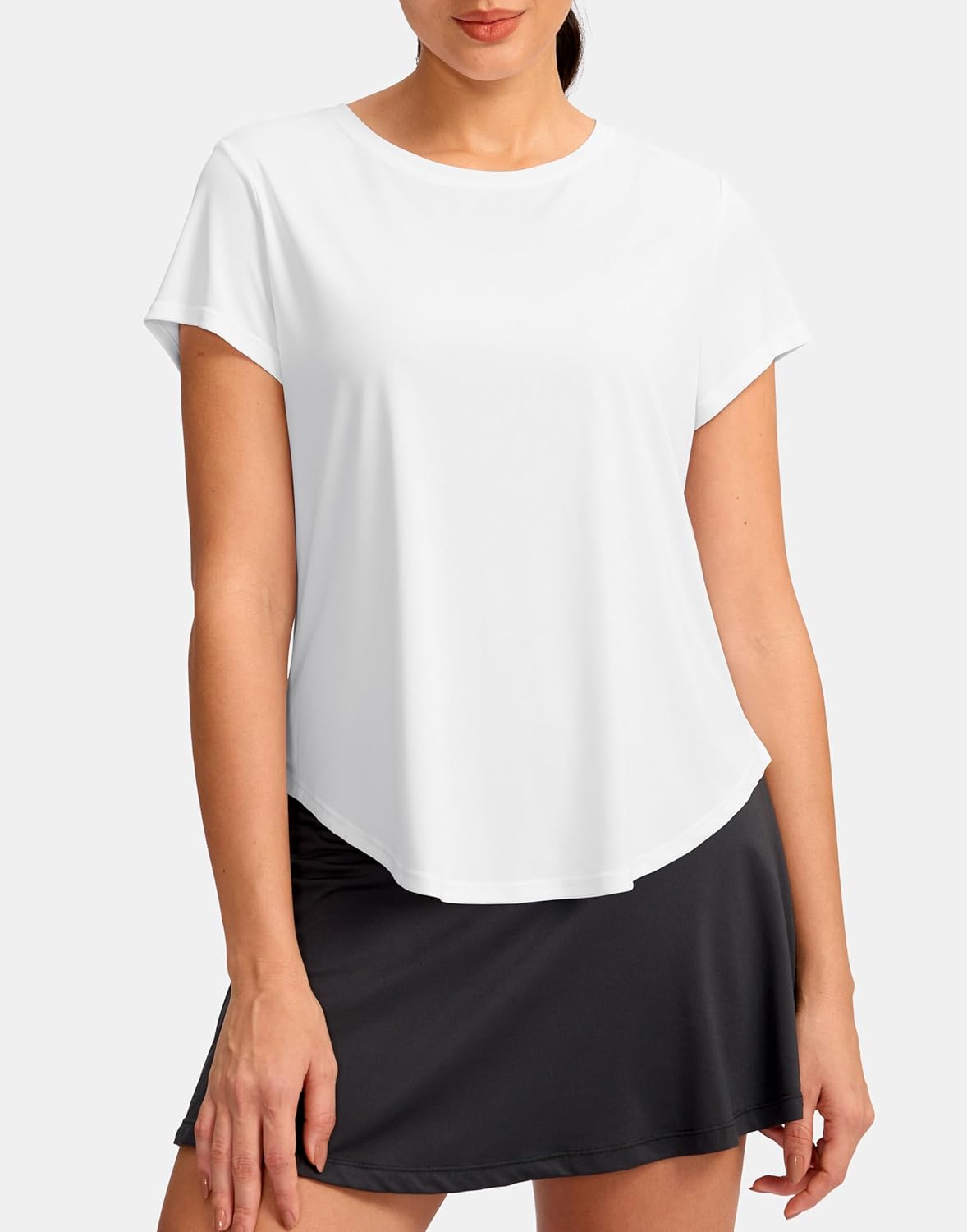 G Gradual Women's Workout Tops Short Sleeve Lightweight Athletic Yoga Running Shirts Loose Fit Quick Dry Gym T-Shirts - Image 2