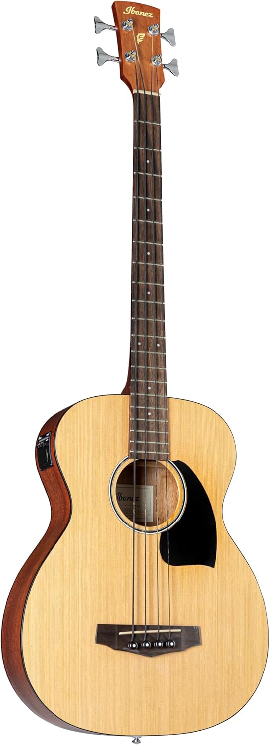 Ibanez PCBE12MH Acoustic/Electric Bass, Open Pore Natural