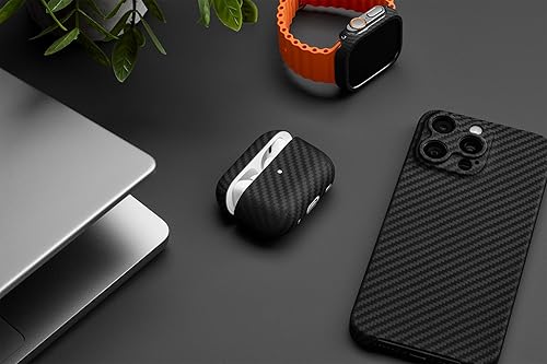 Miniatura 2 de Latercase  Compatible con AirPods Pro (2. generación)  Clásico  Funda delgada duradera para AirPods Pro 2  Fibra de aramida fina de 0.024 in, corte