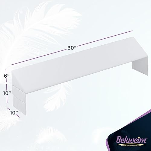 Miniatura 2 de Almohada de cuña para cabecero de cama, relleno de huecos de cama tamaño Queen  Almohada de cabecera tamaño Queen 60 x 10 x 6  Almohada larga para