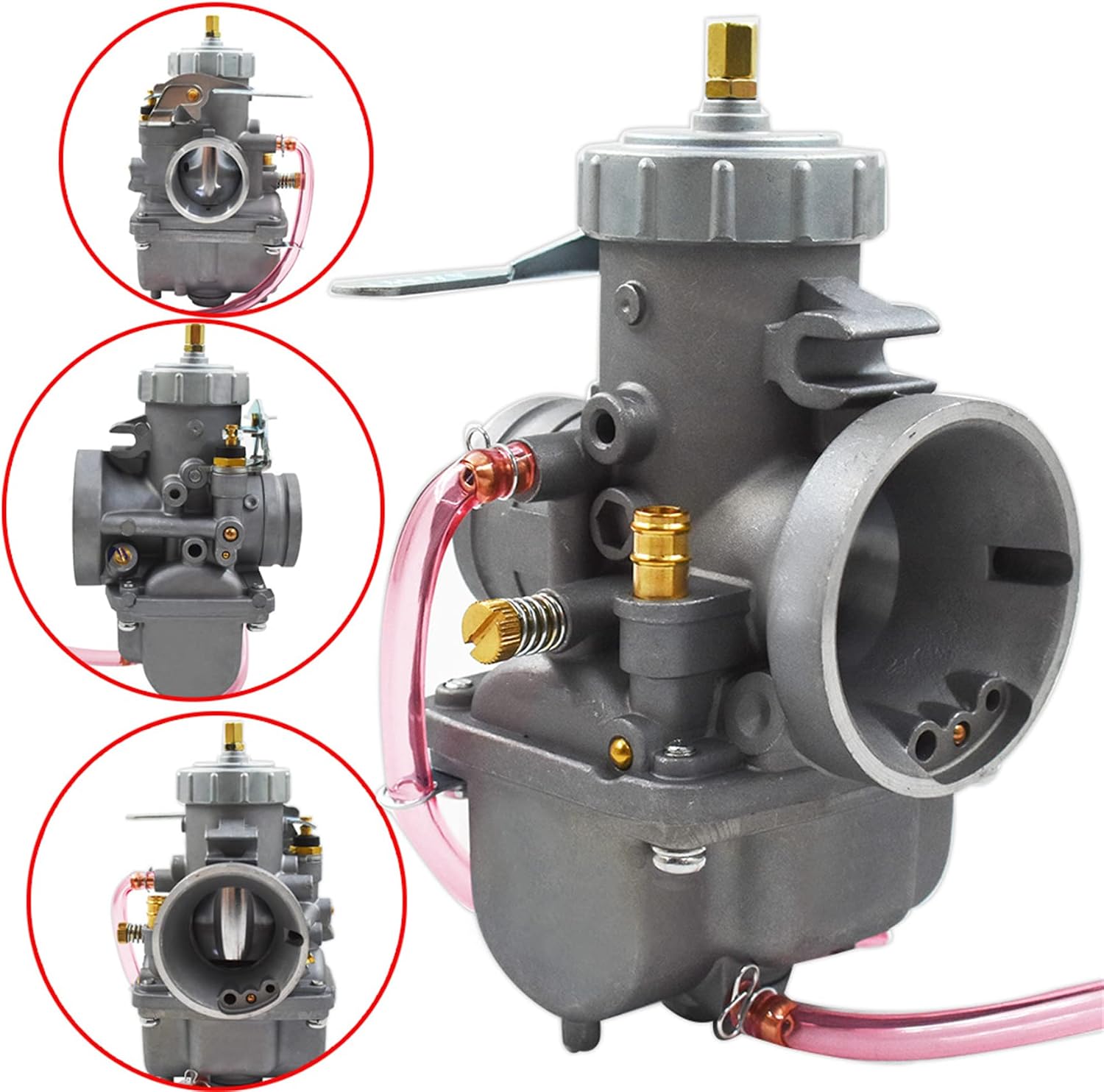 Careburetor 34mm Replacement for Yamaha YZ125 1974-1984 Replacement for ATV Dirt Bikes