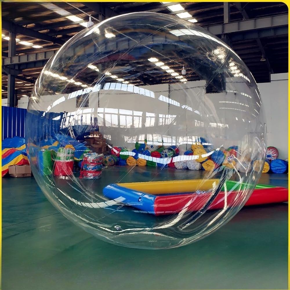 Aufblasbarer Wasserball, 2,7 m, PVC-beschichtetes Netzgewebe, geruchlos, verdicktes 0,55 mm Material
