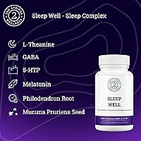 Vista 3 de Paquete de complejo para dormir bien y adaptógeno - Calmante la mente y el alivio del estrés para una vida bien descansada y equilibrada