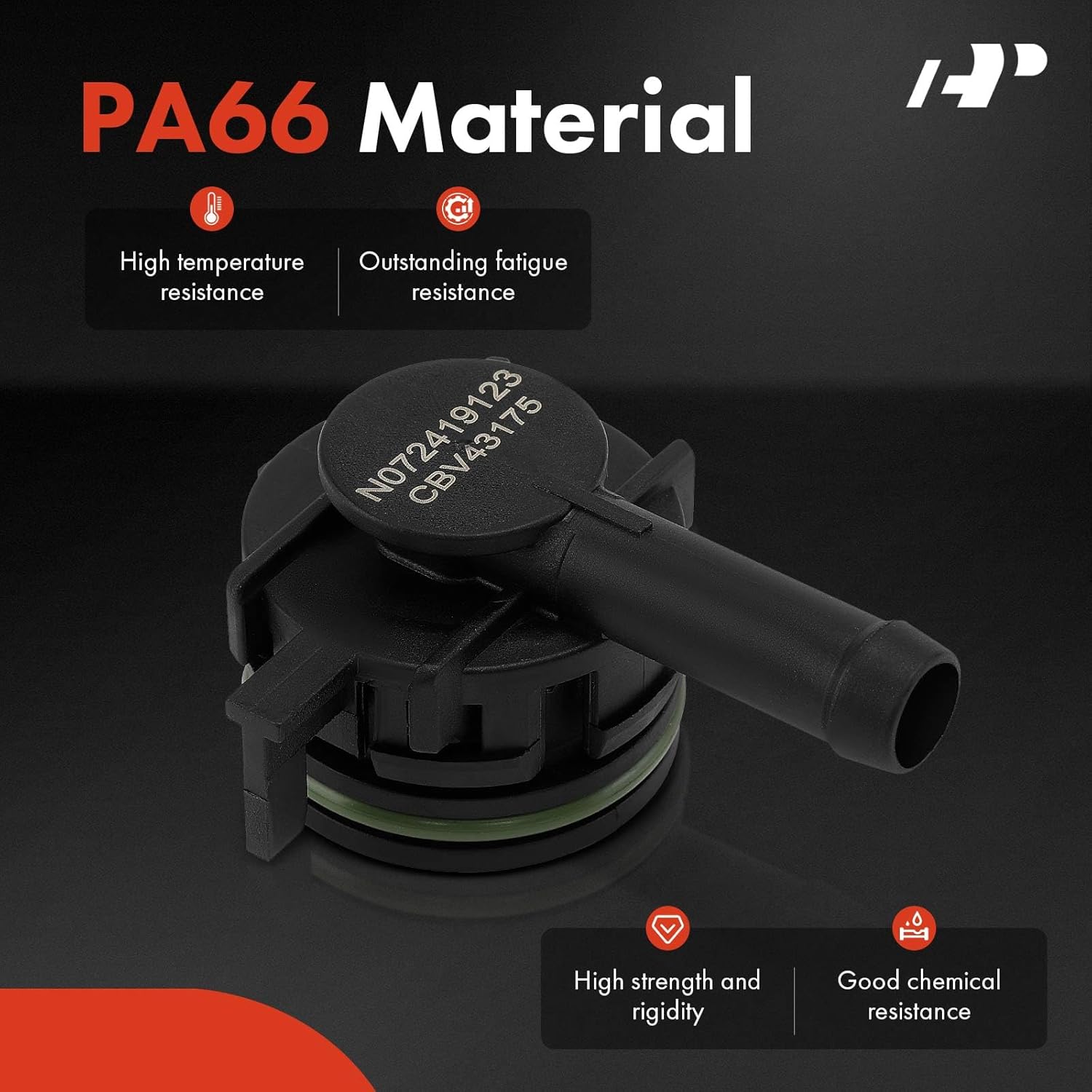 A-Premium Engine Crankcase Vent Valve Compatible with Volkswagen & Audi Models - Jetta 2015-2025, Golf 2015-2021, Tiguan 2013-2024, Caddy 2018-2020 2022-2024, A3 2015-2020 2022-2024, Q2 2018-2024, Q3