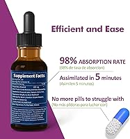 Vista 5 de Cardo mariano y extracto de alcachofa gotas de apoyo hepático para hígado graso, alcachofa, cúrcuma y cardo Mariano para el Higado Graso, Berberina