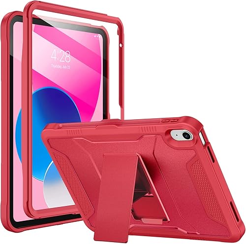 Miniatura 21 de Funda Soke para iPad (A16) de 11ª Generación de 11 pulgadas 2025, iPad de 10ª Generación de 10.9 pulgadas 2022, con protector de pantalla Azul