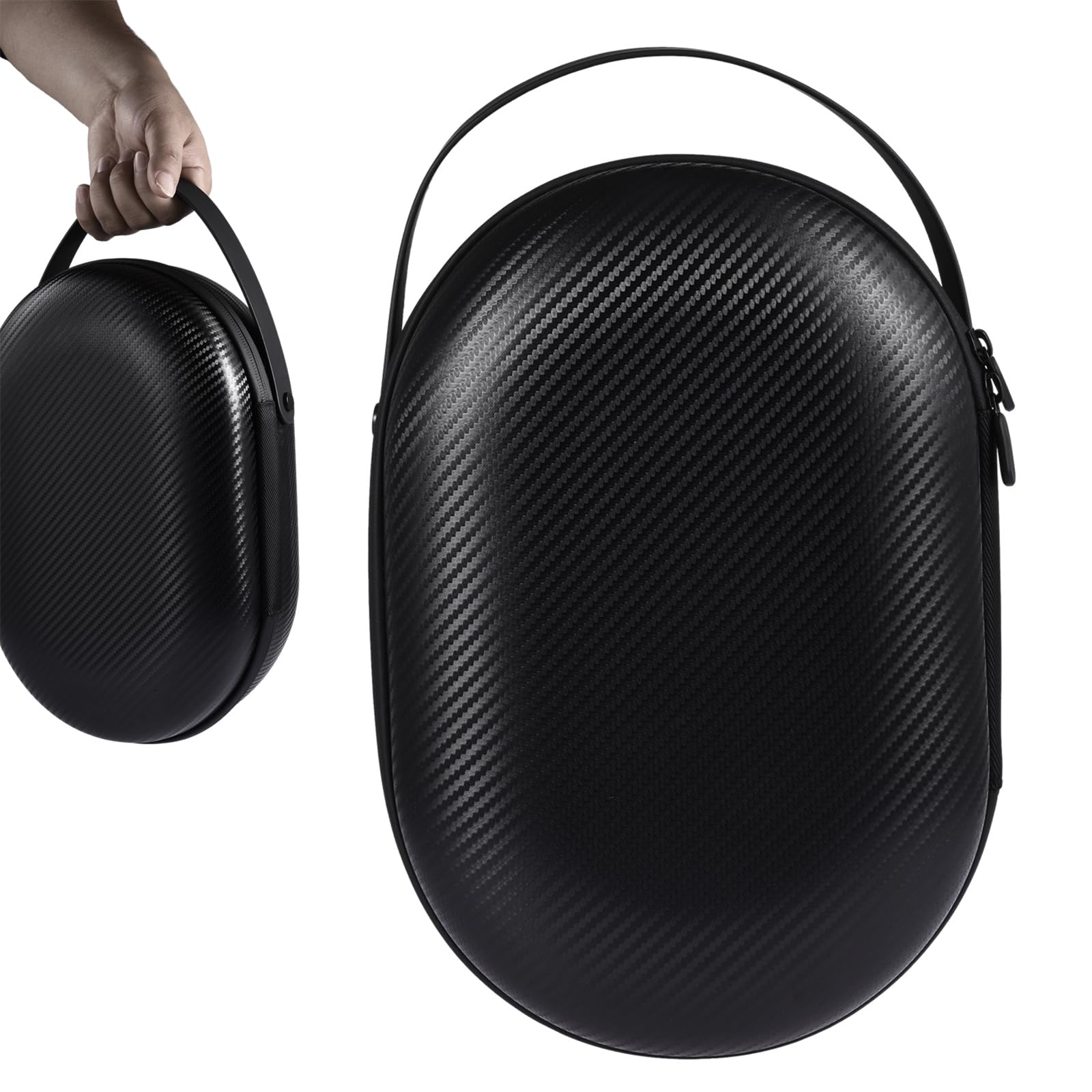 Custodia da viaggio in EVA per MR All in Casco di realtà virtuale Borsa rigida con tracolla Scatola di Immagazzinaggio per MR Caso, Tessuto nero.