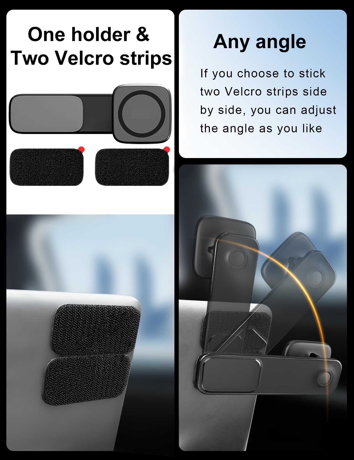 TTCR-II Supporto Telefono da Auto Compatibile con Tesla Model 3 2017-2023/Model Y 2020-2024, Supporto Telefono Aggiornamento Model 3/Y Accessori per Auto Regolabile Girevole 360