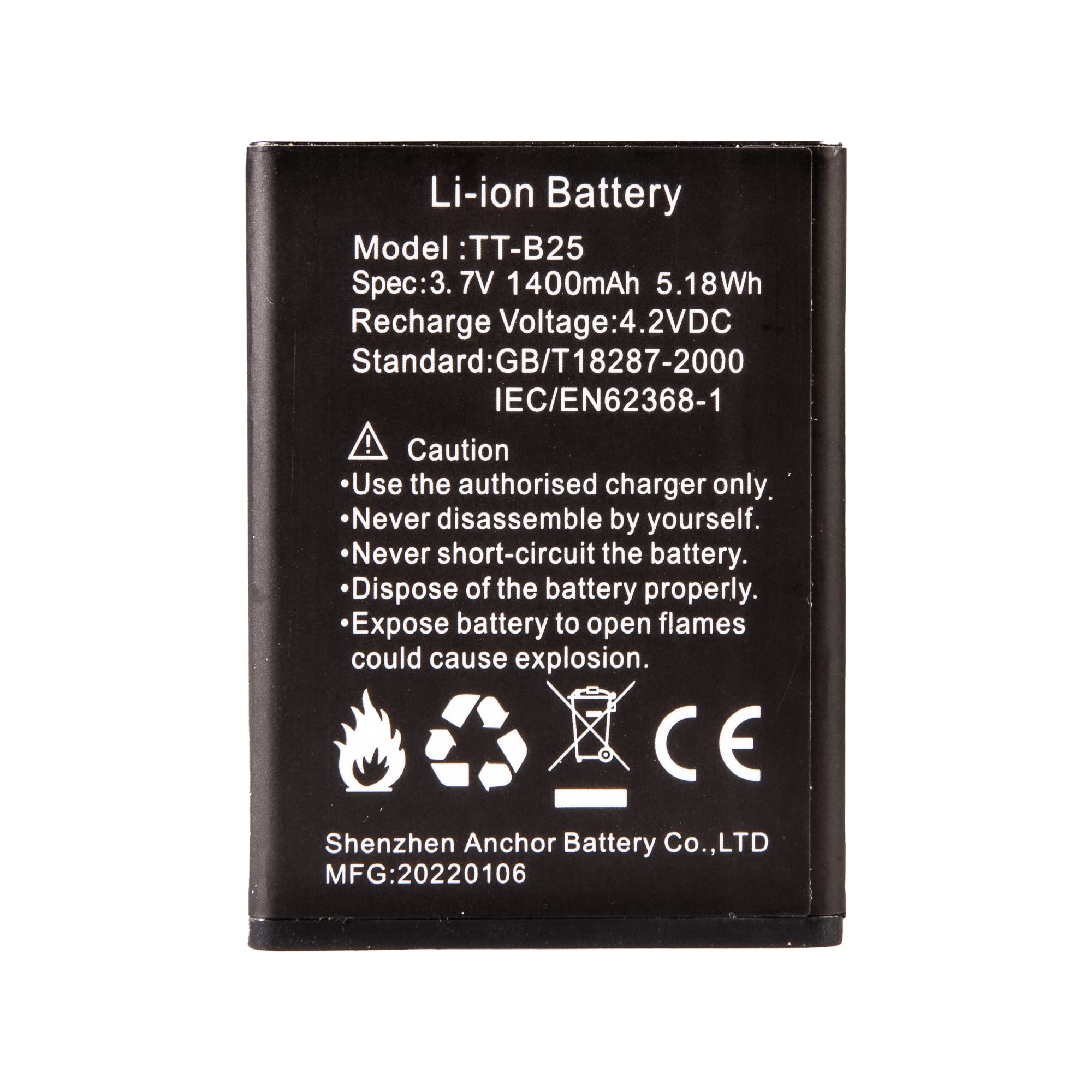 Ttfone Spare Battery Eu - For Tt970
