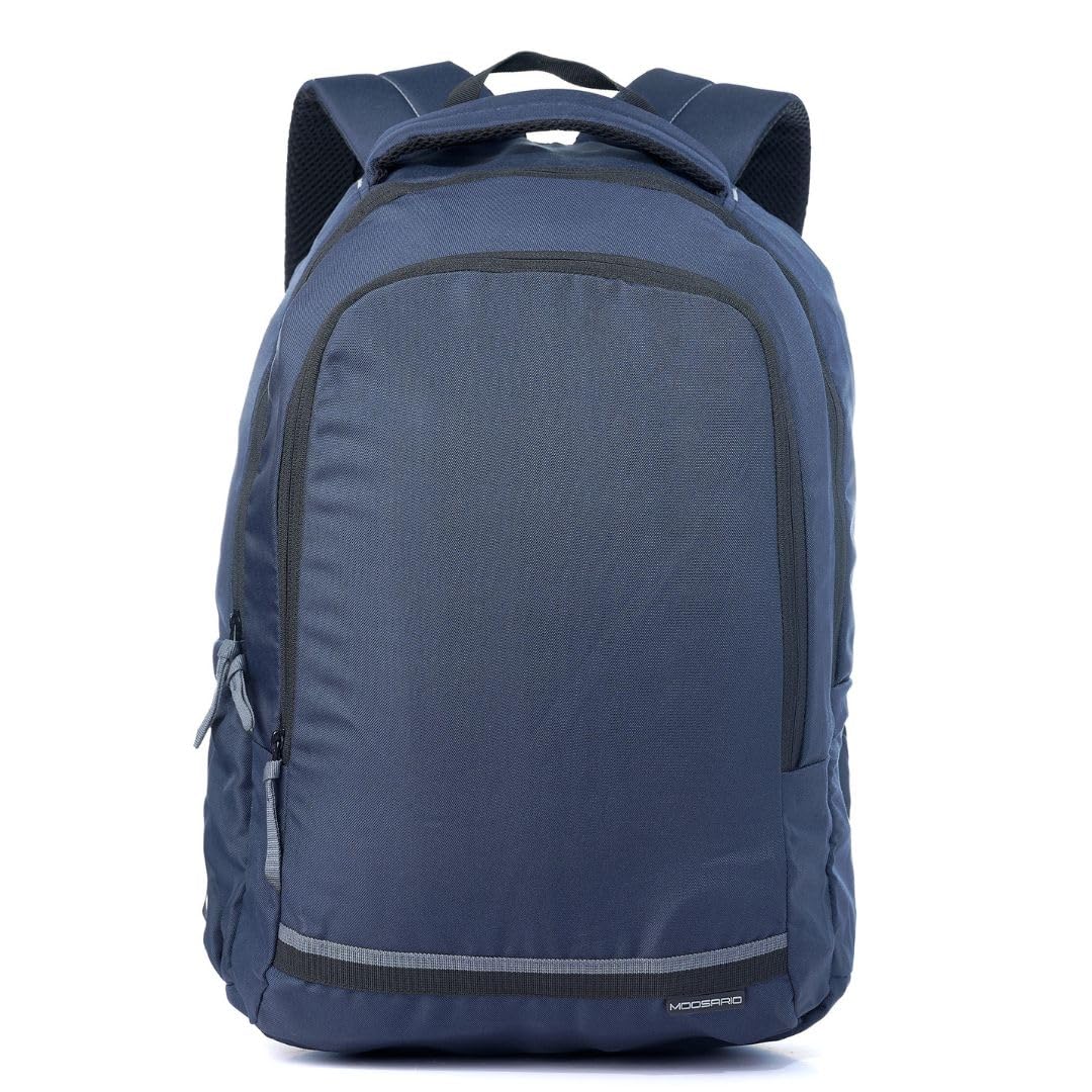 Moosario,Core Series Laptop Bag 27 L Large Cappacity Laptop Compartment Compatable upto 15.5 inch 360 Degree Protection, Robust Zipper, Backpack, With 1 Year Warranty (Navy Blue) (B0CYQD5N23) Amazon Price History, Amazon Price Tracker