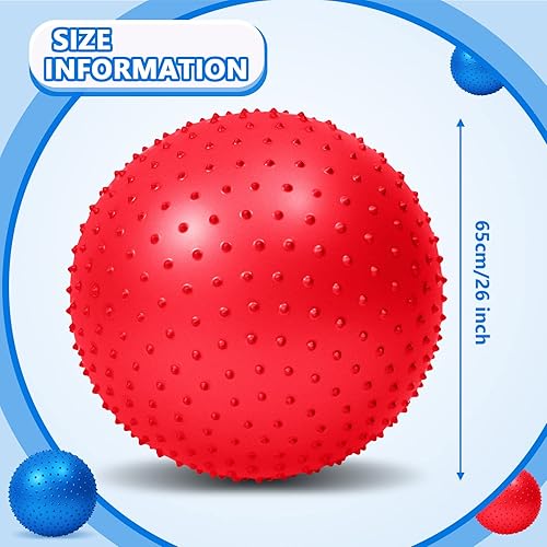 Miniatura 2 de Juego de pelotas de yoga para ejercicio y fitness para niños, 2 piezas, material de PVC, ideal para juegos en interiores y exteriores
