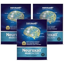 NANOWELL Brain Supplement, Brain Health, 180 Softgels