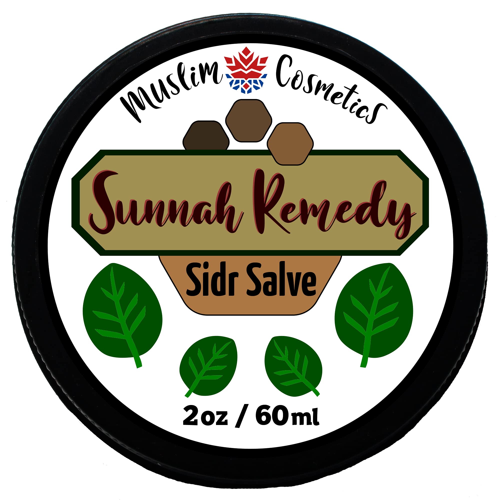Organic Sidr leaf Salve | Multi-purpose | Body + Hair & Beard Balm | Ruqyah | Yemeni Sidr Jujube || Made in Canada - Muslim Cosmetics - Sunnah Remedy 2oz