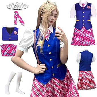 Princess Charm Sophia School Uniform Skirt Blue Outfit for Women