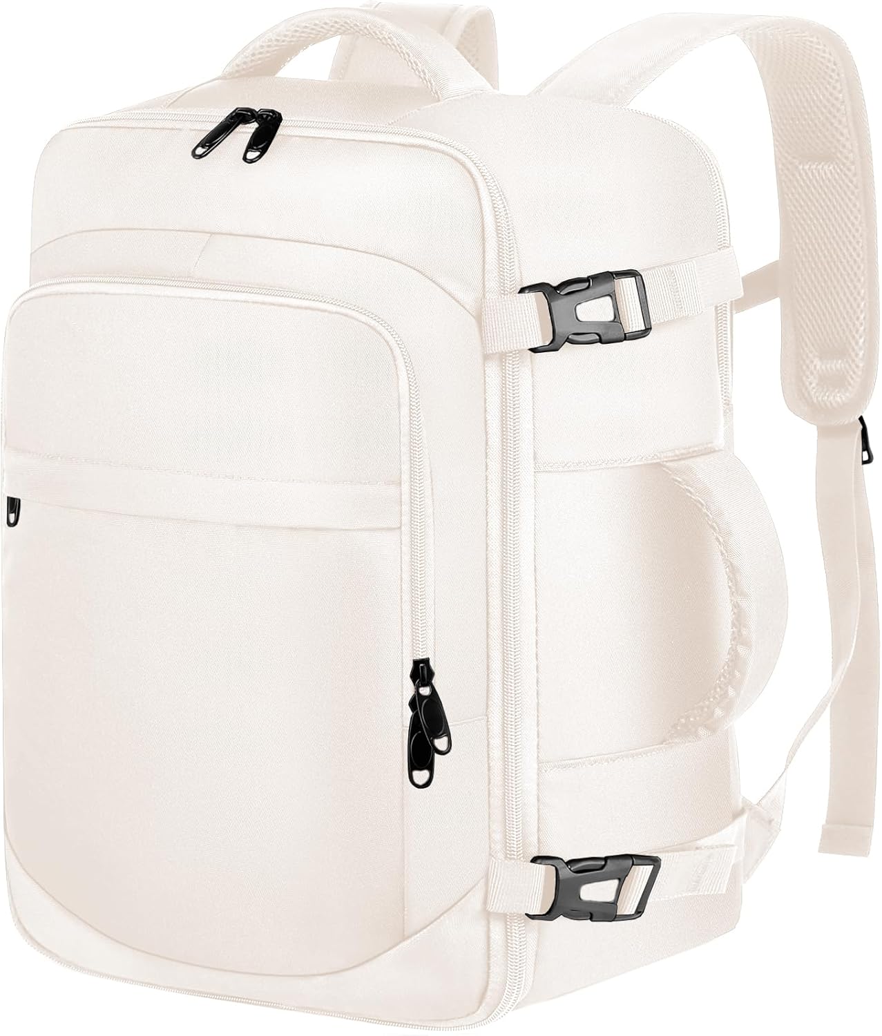 ENZOSUM Easyjet Cabin Bag 45x36x20 Travel Backpack Hand Luggage Carry-ons Cabin Bag Laptop Backpack Ruscksack for Airplanes New Easyjet Underseat Cabin Bags Fit 15.6 Inch Laptop,Beige