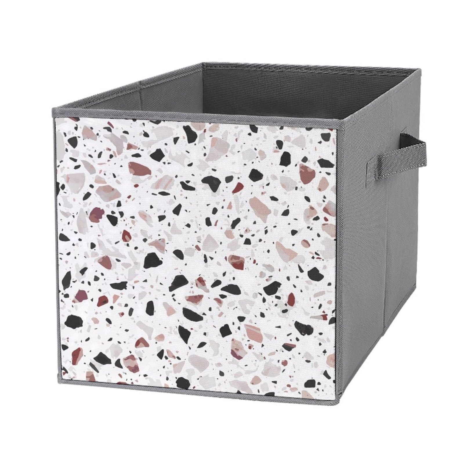 Boîtes de rangement empilables et pliables Terrazzo