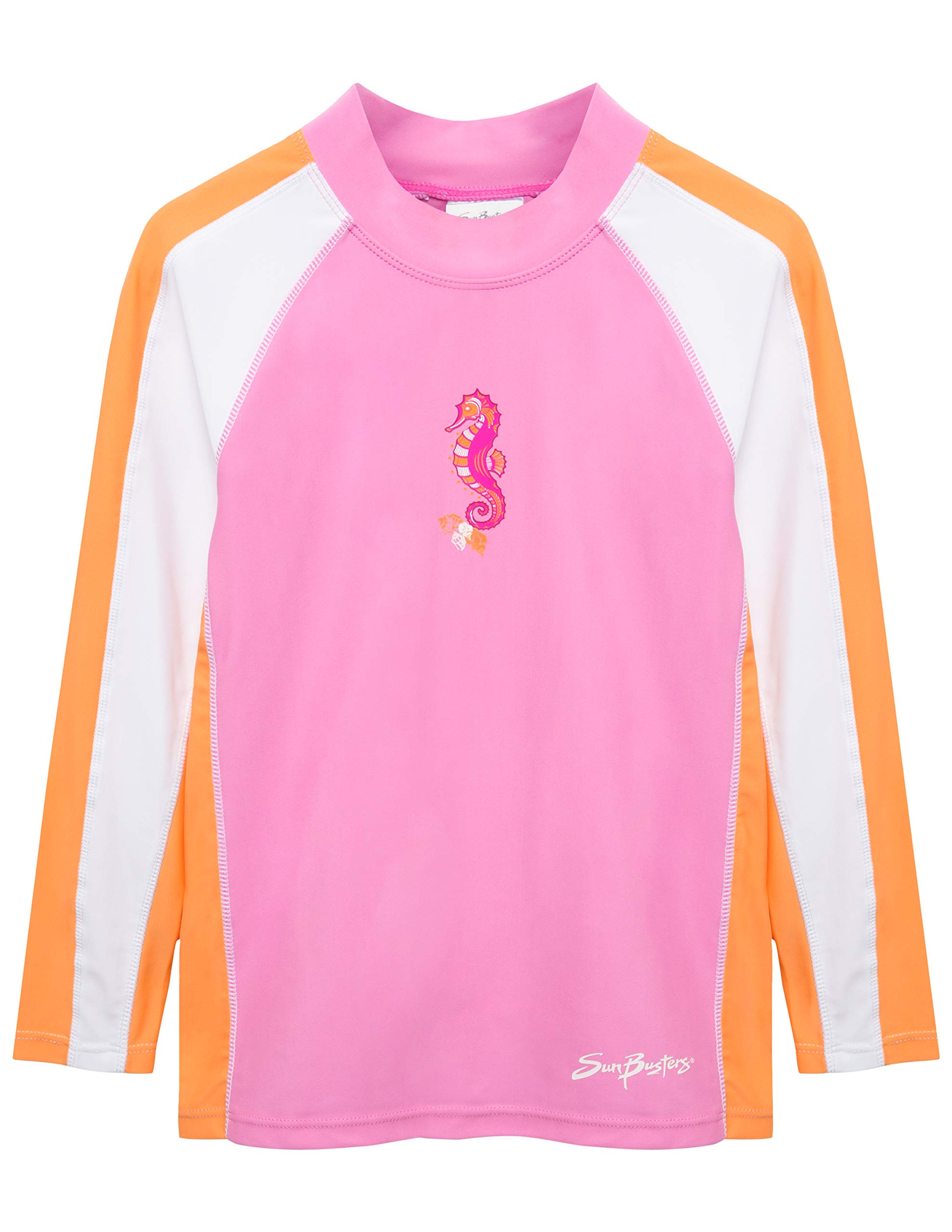 Girls Long Sleeve Rash Guard 12 mos - 12 yrs, UPF 50+ Sun Protection