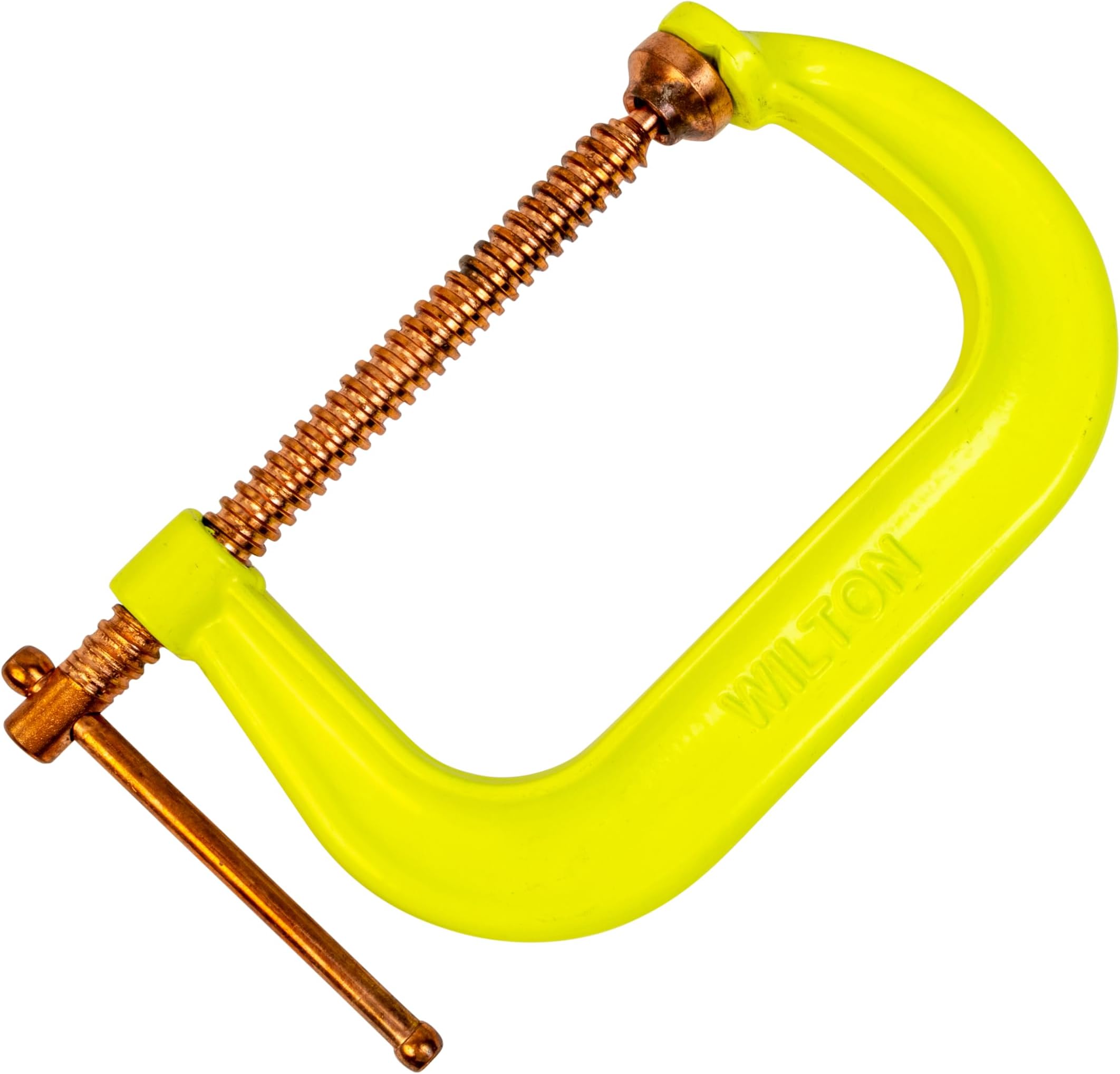 Spark-Duty Hi-Vis C-Clamp, 6" Opening, 4" Throat, 6600 Lbs. Clamping Force (Model 406CS)