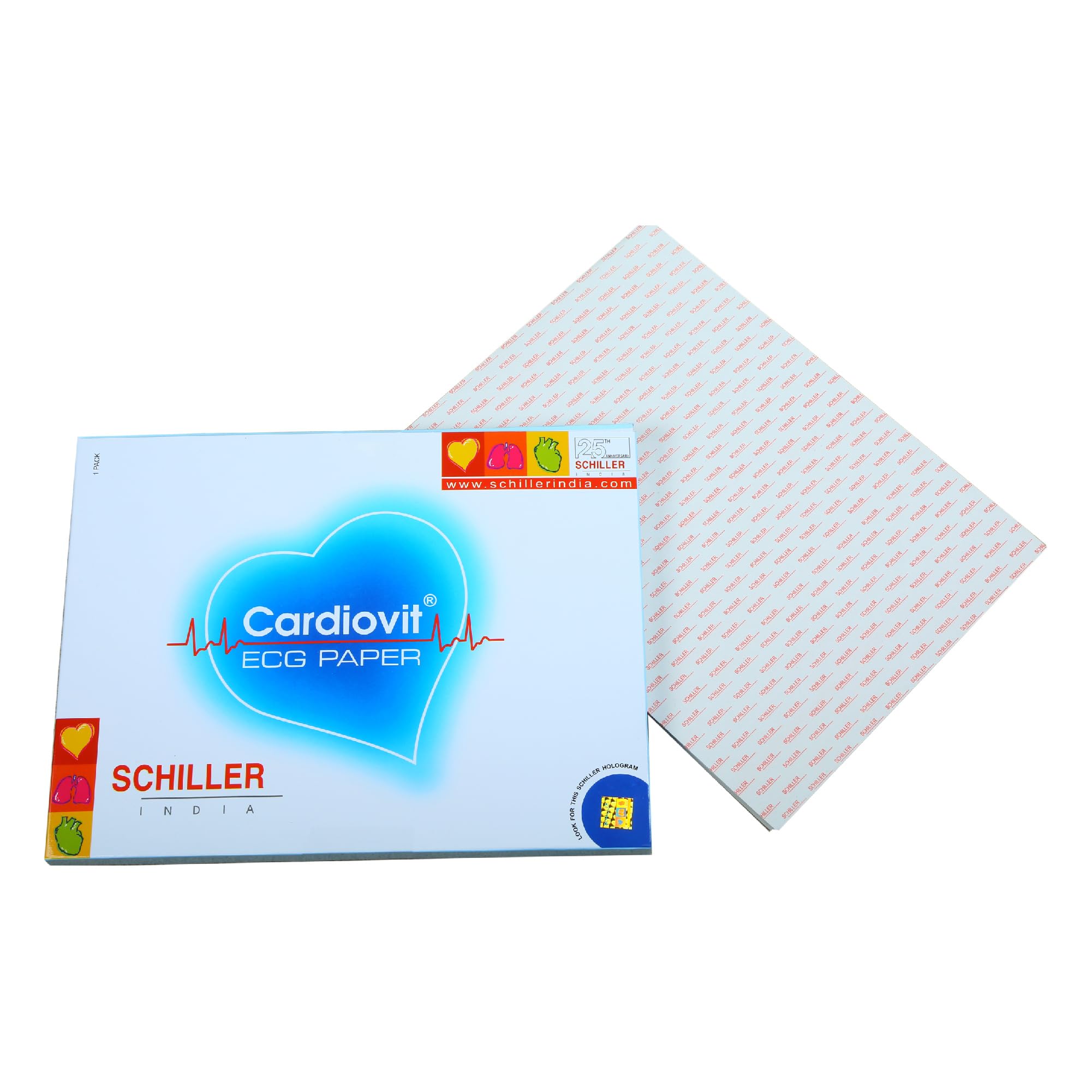 ECG Paper For CARDIOVIT AT-2 series/CS-200 / AT-180 / AT-170 | SCHILLER ECG Paper | Length 280 mm And Height 210 mm | 200 Sheets In One Pack (B0CF5M85JF) Amazon Price History, Amazon Price Tracker