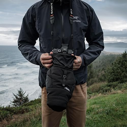 Miniatura 8 de Matador Capa base de la cámara bolsa ajustable e impermeable para cámara, funda acolchada para cámara réflex digital compacta, cámaras de apuntar y