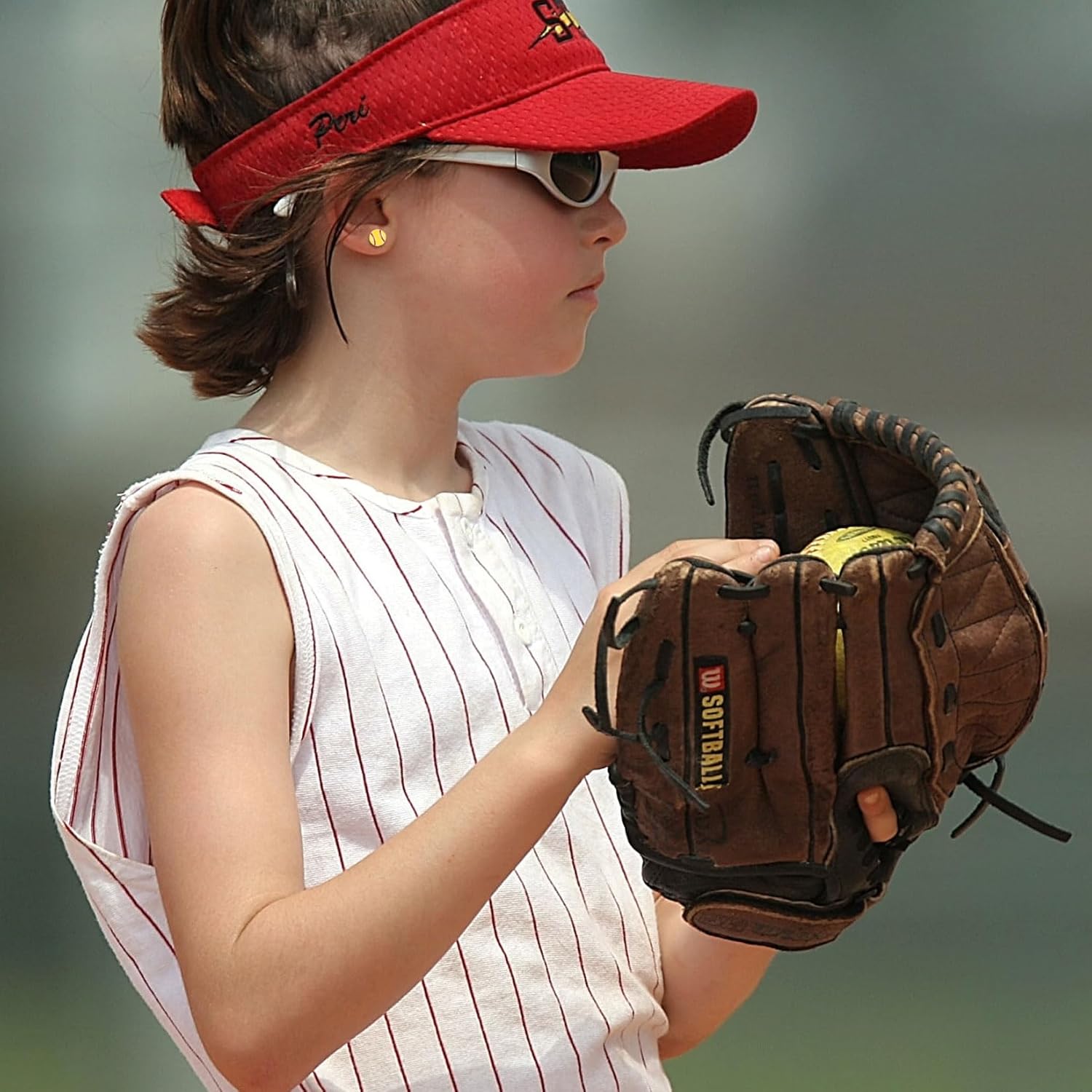 EPIRORA Sterling Silver Sports Earrings, Hypoallergenic Volleyball Softball Baseball Basketball Tennis Stud Earrings for Women Teen Mom Sport Fan Lover Gift Stocking Stuffer Accessories - Image 4