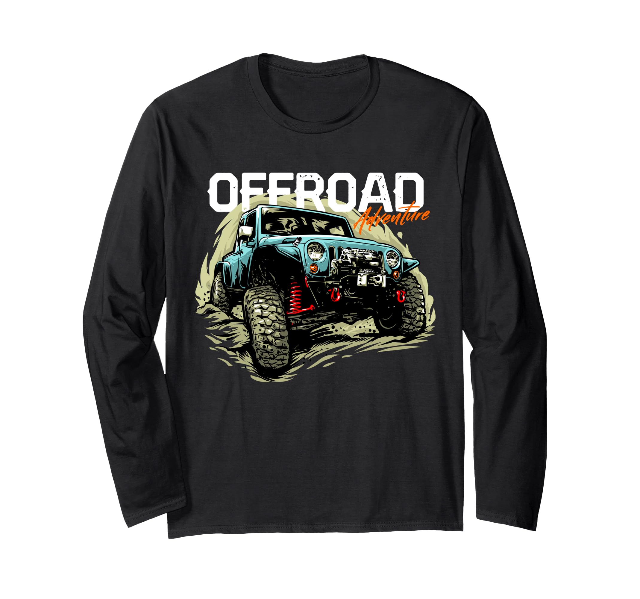 Offroad Adventure | Off Roading Offroad 4x4 SUV Long Sleeve T-Shirt