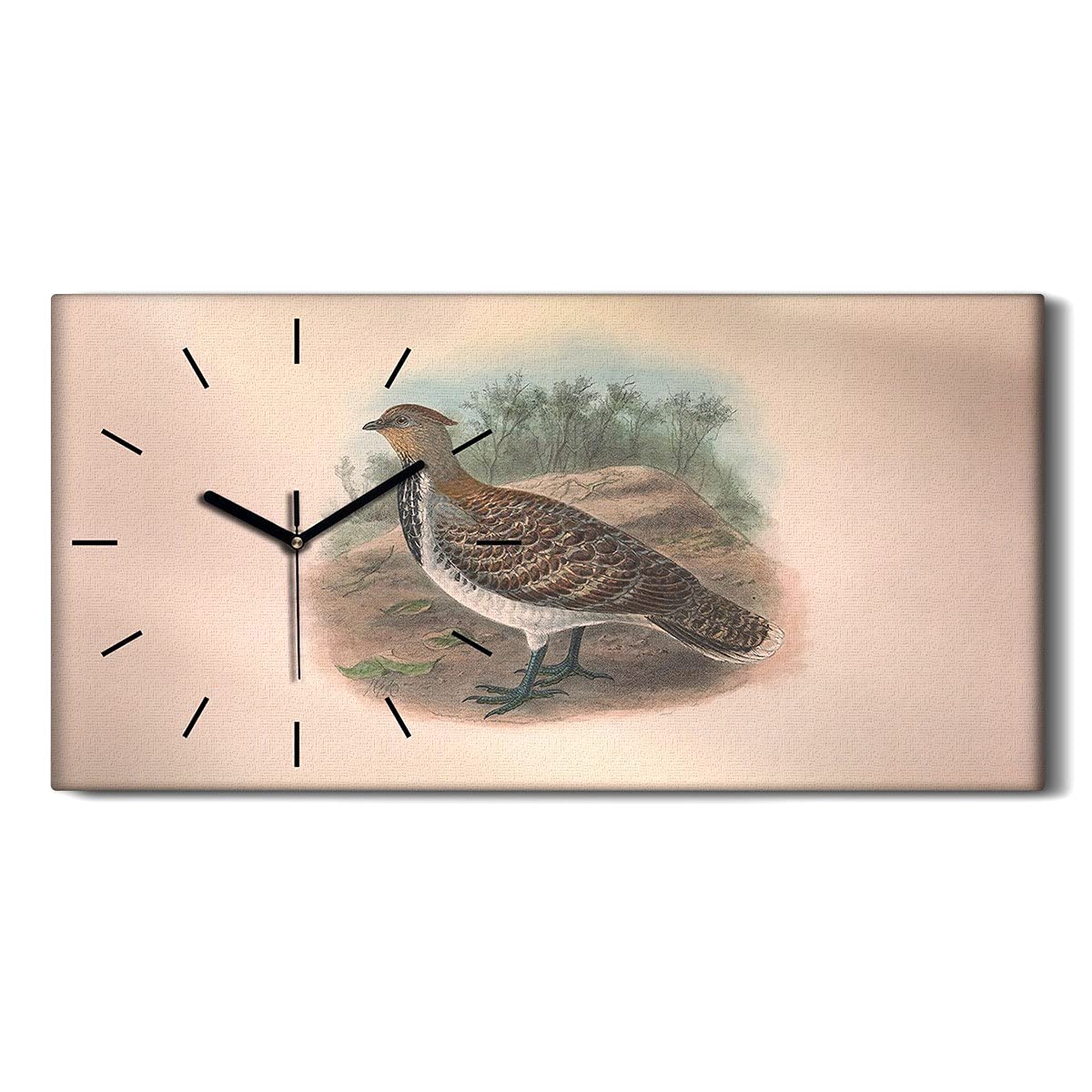 Horloge sur Toile Silencieuse sans Tic-Tac pour Chambre