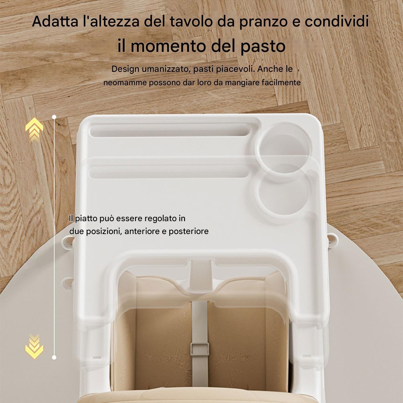 Seggiolone Per Bambini Seggiolone Regolabile In Altezza | Seggiolino Alzabimbo Per Alimentazione Per Bambini E Bambine Cucina Sala Da Pranzo Ristorante Pasto Familiare Asilo E