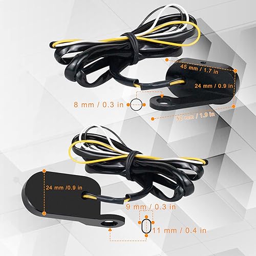Miniatura 6 de QUASCO Señales de giro LED para motocicleta Switchback Mini intermitentes para manillar compatible con Harley Sportster 1200 Iron 883
