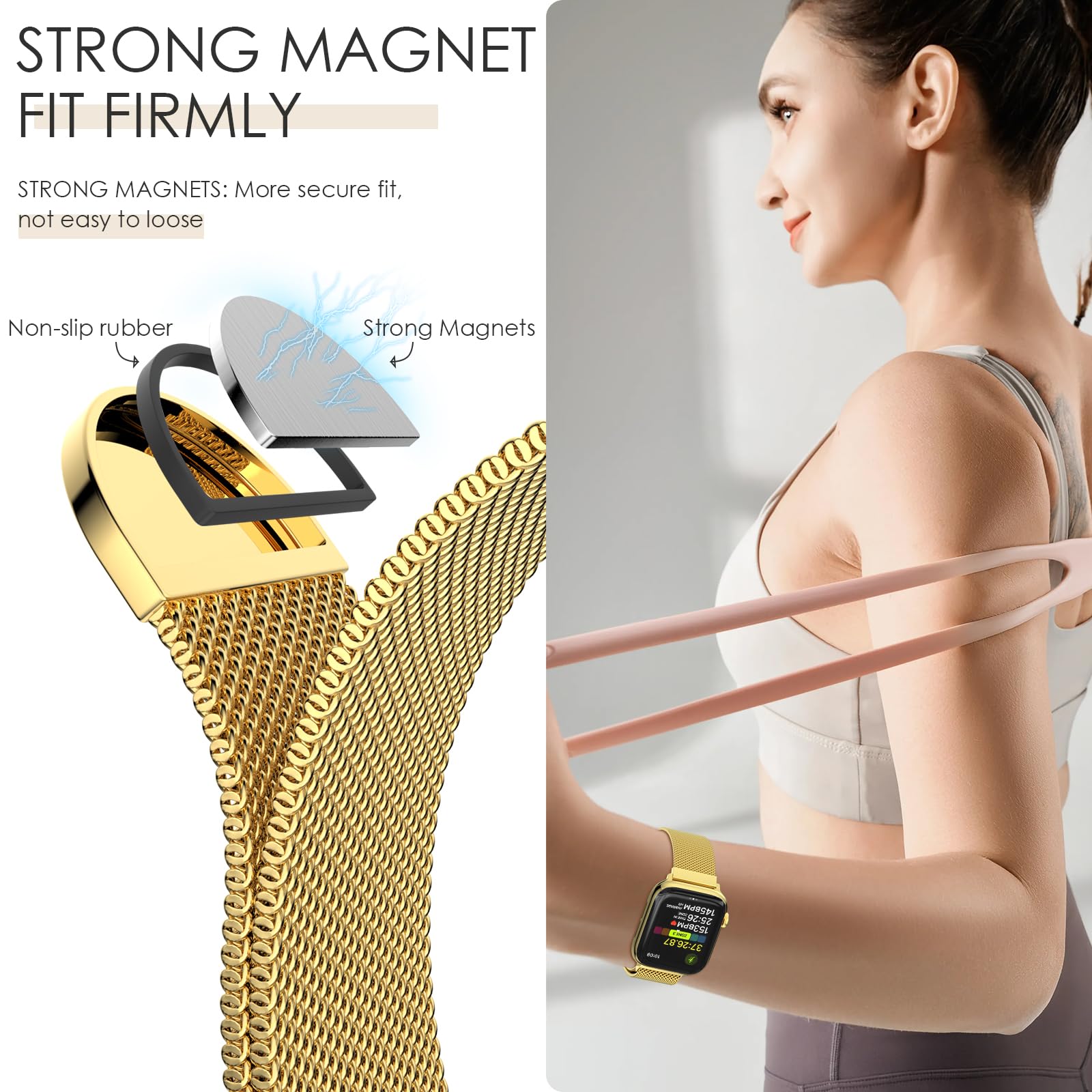 Amazon.com: Original Milanese Loop Band Compatible with Apple