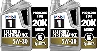 Vista 17 de Mobil 1 - Aceite de motor Extended Performance High Mileage 5W-20, 5 cuartos de galón