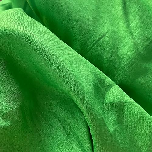 Miniatura 2 de Japan Nature - Tela de lino 100% para ropa, decoración del hogar, almohada, sofá, 56 pulgadas de ancho, manualidades por yarda (verde claro)