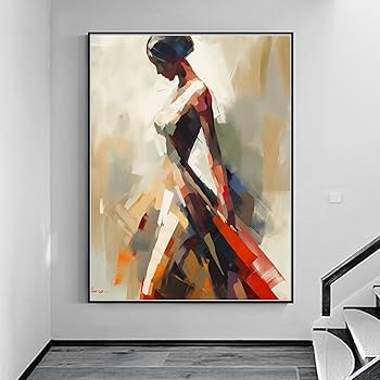 Amazon.com: Yahedoba Original female figure oil painting