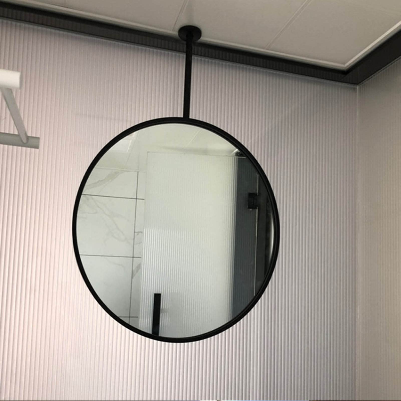 Miroir de salle de bain flottant suspendu à tige 70cm pour miroir de maquillage